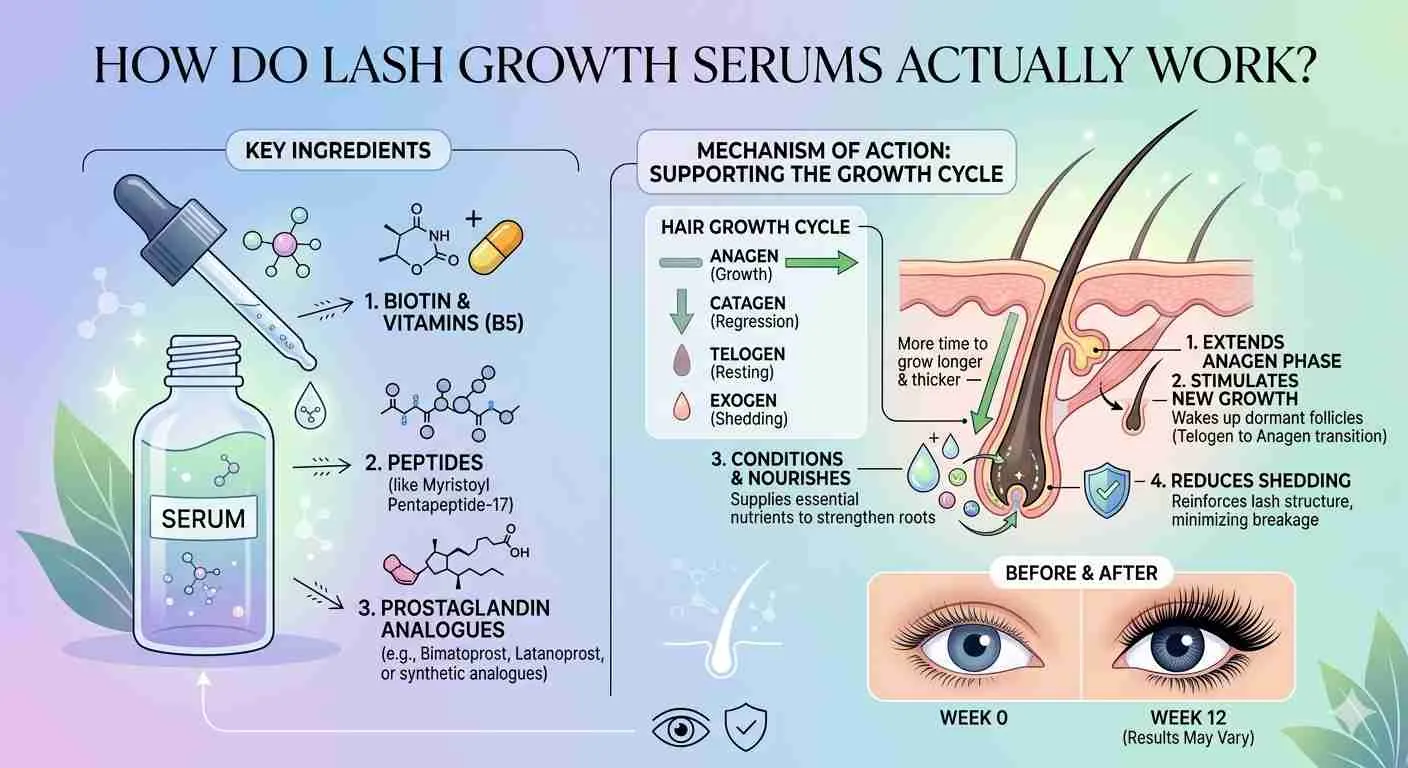 how lash serum works