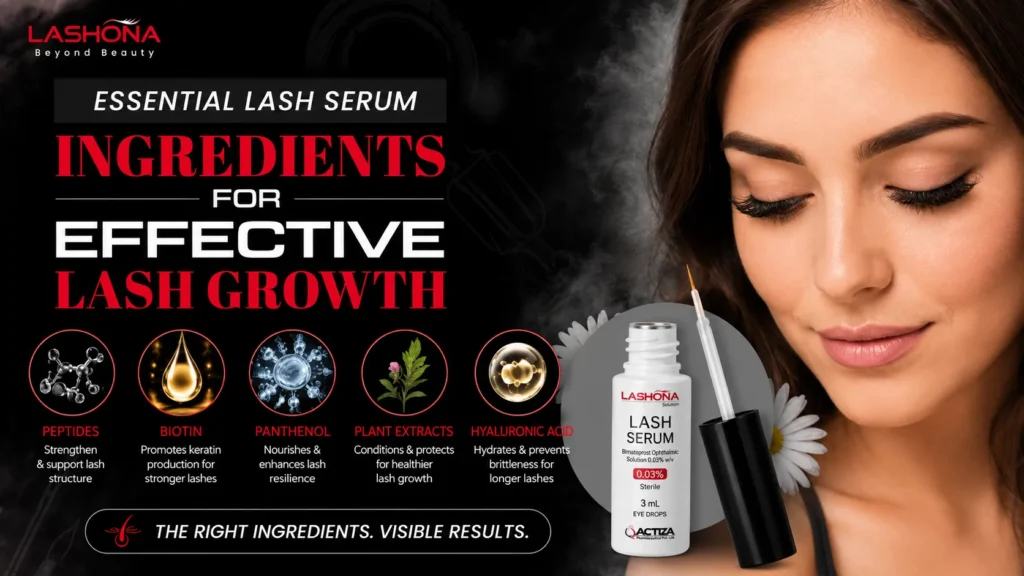 Essential Lash Serum Ingredients for Effective Lash Growth